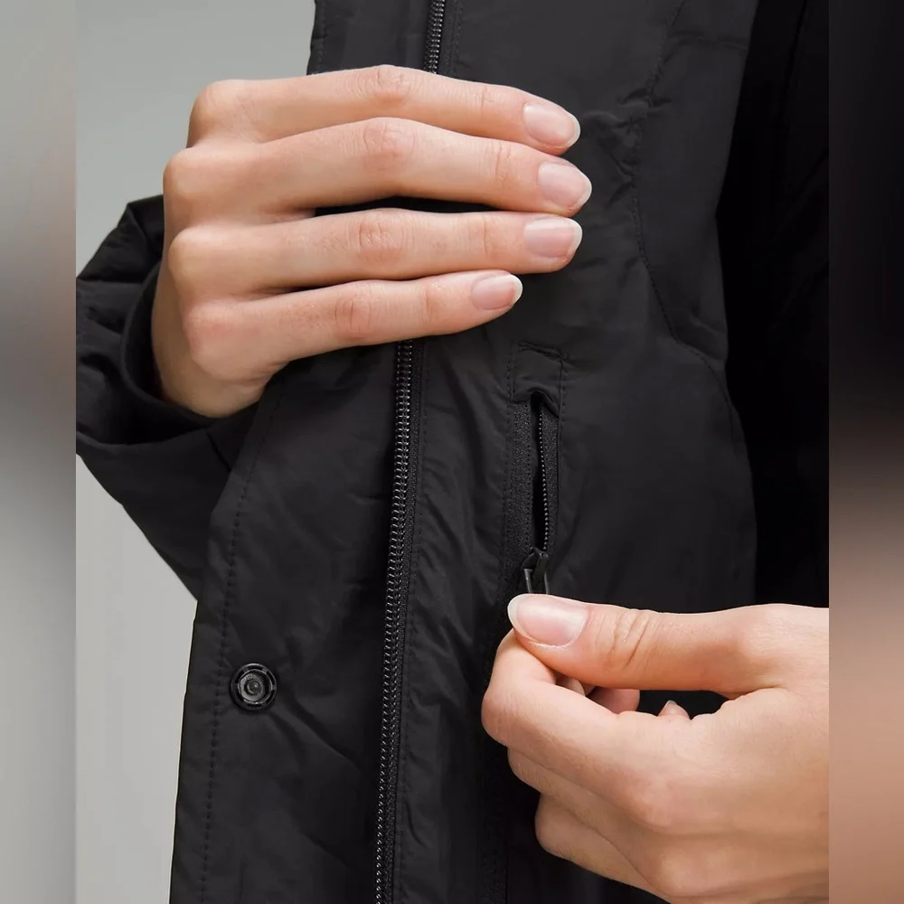 Lululemon Wunder Puff Cropped 600-Fill Down Jacket Size 10 - Picture 12 of 12